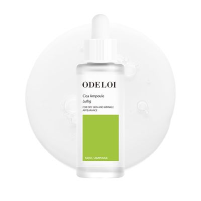 ODELOI Cica Ampoule Luftig, Skin Soothing and Repair, Pore Care and Smooth Texture, Daily Hydration with Centella Asiatica Extract, Adenosine, Korean Skincare, All Skin Types, 1.69 fl.oz.