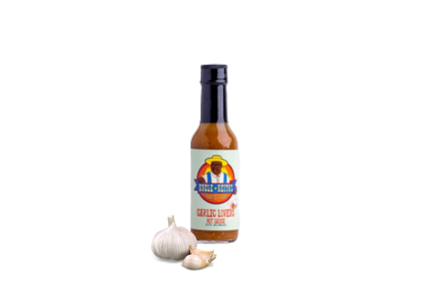 Uncle Keith&#39;s Gourmet Food Garlic Lovers Hot Sauce a savory blend of Serrano Chillies and smoked garlic spices