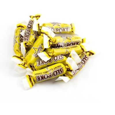 Slo Poke Classic Caramel Bite Size Taffy Candy (1 Pound)