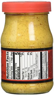 Mr. Mustard Mustard Hot, 7.5 Ounce (Pack of 1)
