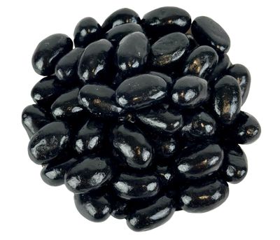 Cozy Confections Black Licorice Jumbo Jelly Beans, 1 Pound