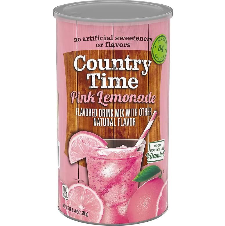Country Time Powdered Lemonade Drink Mix (82.5 oz.) - (1 Pack) (Pink Lemonade)