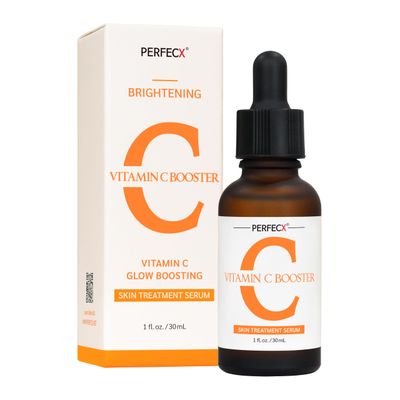 Perfecx Vitamin C Booster Serum - Glowing, Rejuvenating &amp; Enhancing Skin Radiance Antioxidant Lightweight Korean Skincare (1 Fl Oz / 30ml)