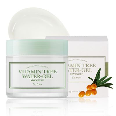 I&#39;m from Vitamin Tree Water Gel, 75g, Korean moisturizer, Niacinamide, Panthenol, Vitamin C, hydrating, soothing