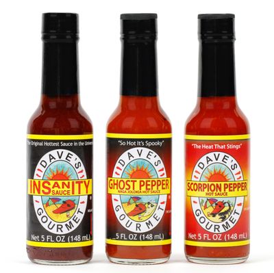 Super Spicy Hot Sauce 5oz 3-Pk (Insanity, Ghost Scorpion)