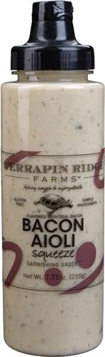 Terrapin Ridge Farms Bacon Aioli - One 7.75 Ounce Squeeze Bottle