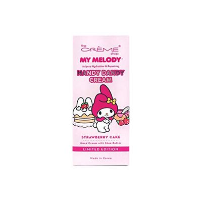 The Crme Shop Korean Cute Scented Pocket Portable Soothing Advanced Must-Have on-the-go x Sanrio Hello Kitty Handy Dandy Cream (Strawberry Cake)