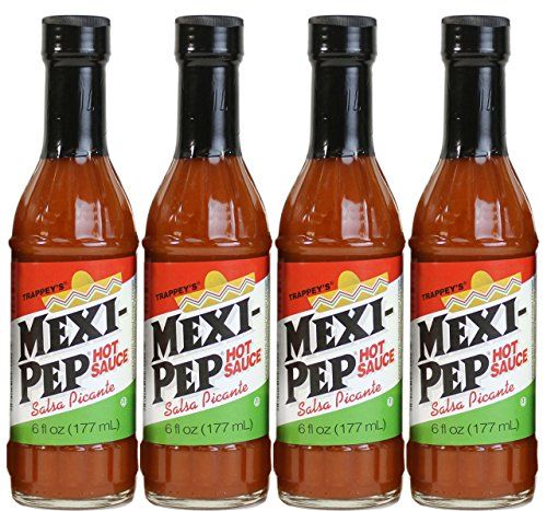 Trappey&#39;s Mexi-pep Hot Sauce, 6-Ounce Bottle (Pack of 4)