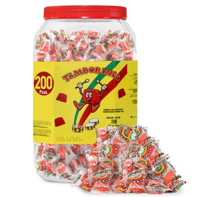 Tamborines Enchilados - Mexicn Hot Candy 200 Pieces