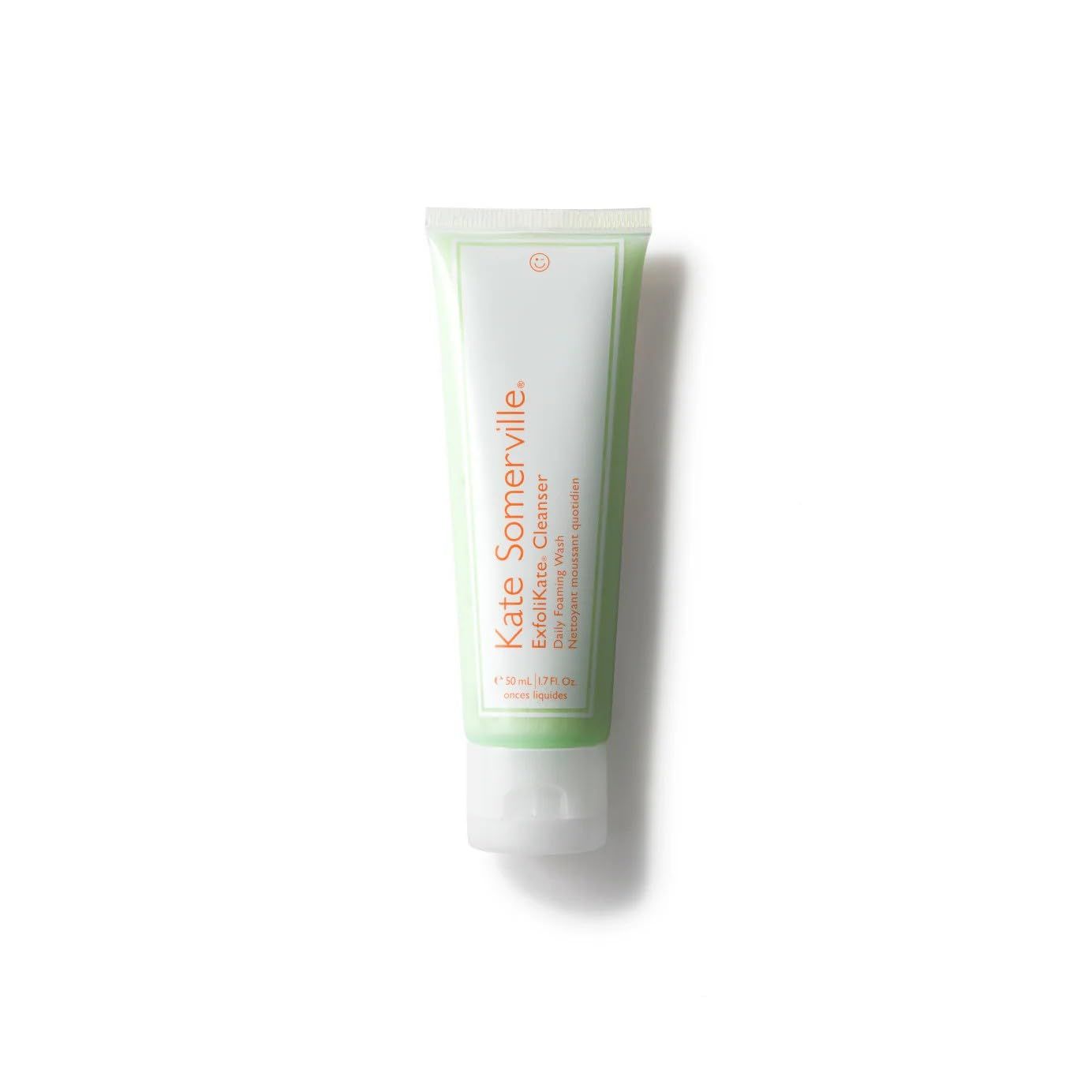 Kate Somerville ExfoliKate Cleanser - Daily Exfoliating Foaming Face Wash - Clinically Formulated Glycolic Acid and Lactic Acid Gentle Facial Scrub, 1.7 Fl Oz