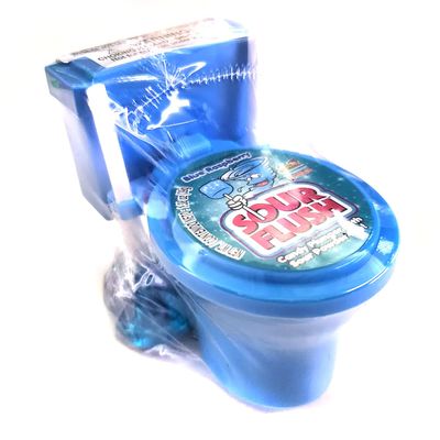 Kidsmania Sour Flush Candy Plunger with Sour Powder Dip (2 Pack) and 2 Gosutoys Stickers