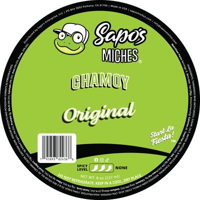 Sapo&#39;s Miches Chamoy Rim Rimming Paste Sauce Candy Dip for Drinks, Micheladas, Fruit, 8 oz (Original)