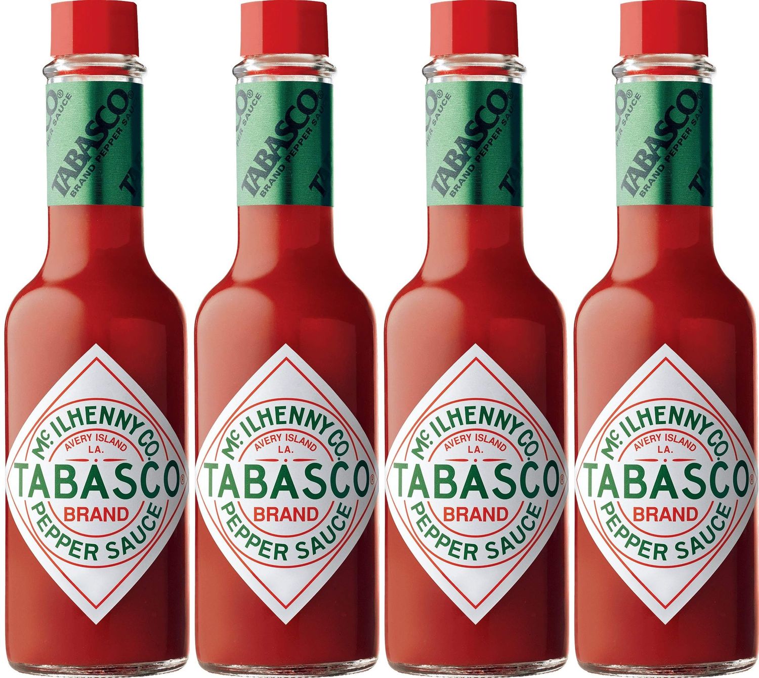 Tabasco Original Flavor Pepper Sauce 2 oz (Pack of 4)