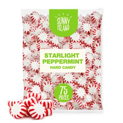 Starlight Mints Peppermint 1-Pound Bag, About 75 Pieces Hard Candy