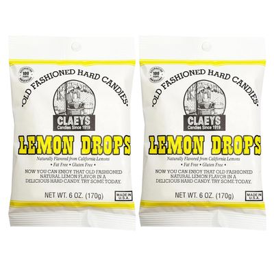 Claeys Old Fashioned Hard Candies Lemon (2 Pack)