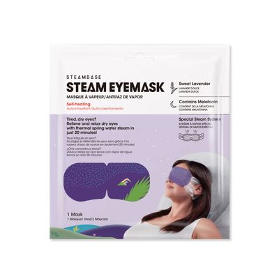 Epielle Steam Eye Mask Pack of 6 for Dry Eyes and Puffiness Helping Sleep with Melatonin Steam Moisture Self Inflate Heated from Korea