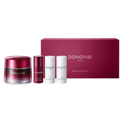 Donginbi Red Ginseng Daily Defense Cream Set - Easter Basket Essentials, Improved Skin Environment, Korean Ginseng Skin Care Set