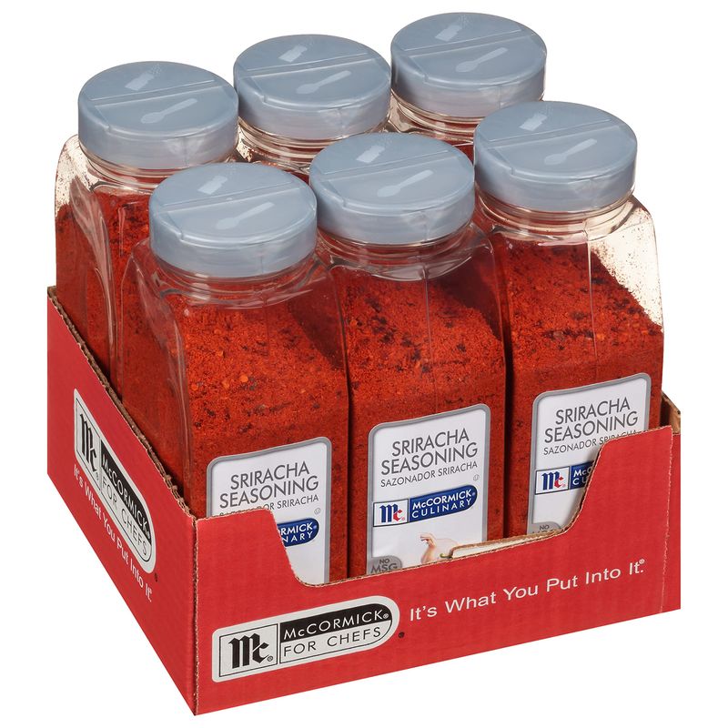 McCormick Culinary Sriracha Seasoning, 22 oz (Pack of 6) - Six 22 Ounce Containers of Sriracha Seasonings for Cooking, Perfect in Sauces, Spreads, Wraps or Breakfast Bowls