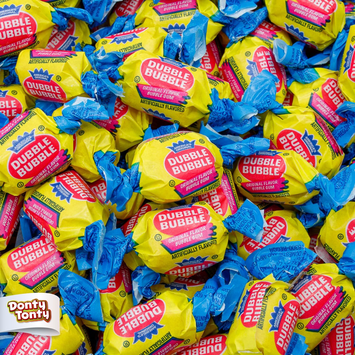 DUBBLE BUBBLE Gum Original Flavor 3 pounds - Bulk Bag, Fruit Flavored, Chewing Gum, Individually Wrapped