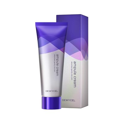 DEWYCEL AMPULE CREAM with Niacinamide, Ceramide NP, Hyaluronic Acid, and Adenosine Hydrating Cream for All Skin Type, Non-Sticky, for Glowy Skin Korean Premium Skincare 2.7 fl oz / 80 ml