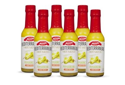 Mezzetta Mediterranean Peperoncini Hot Sauce, Medium Heat Non-GMO, Gluten Free 5 Fluid Ounce Jar (Pack of 6)
