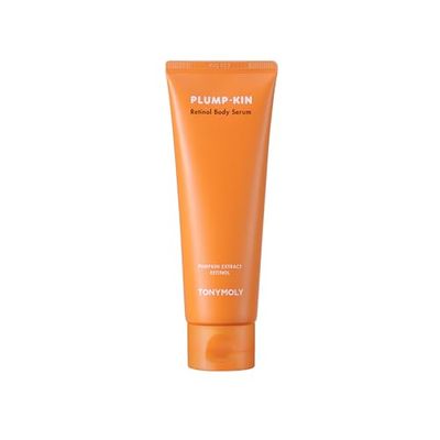 TONYMOLY Plump-kin Retinol Body Serum, Hyaluronic Acid Serum for Face, Easter Basket Stuffer, Skin Tightening &amp; Hydrating, with Pumpkin Extract, Retinol, Hyaluronic Acid 4.05 fl oz