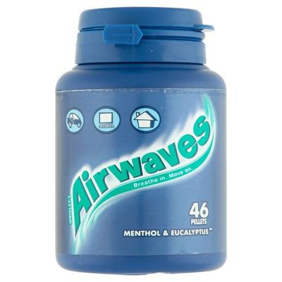 Wrigley&#39;s Airwaves Sugarfree Gum - Menthol &amp; Eucalyptus (46 per pack) - Pack of 2