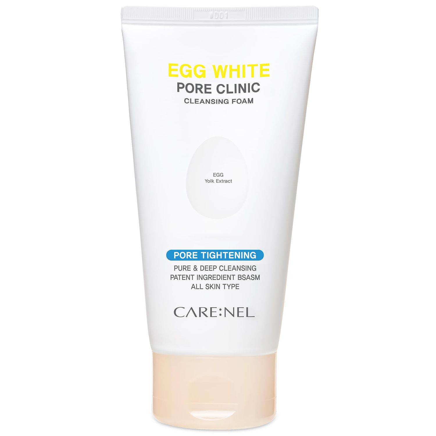 Korean Face Wash Foaming Facial Cleanser - Egg White Pore Clinic - K Beauty Skin Care Clean &amp; Clear wipes Oil Moisturizer - Acne Cleaning Treatment for sensitive oily for Women, men