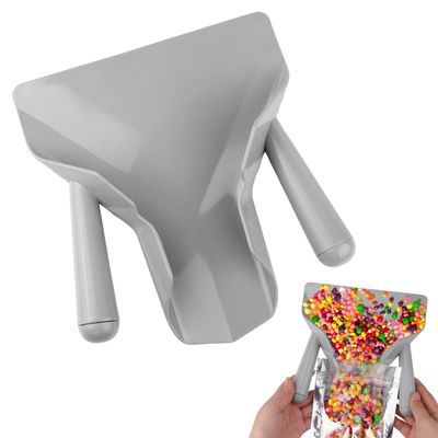 Vodolo Freeze Dried Candy Scoop, Double Handle, Silicone, Grey, 1 Count