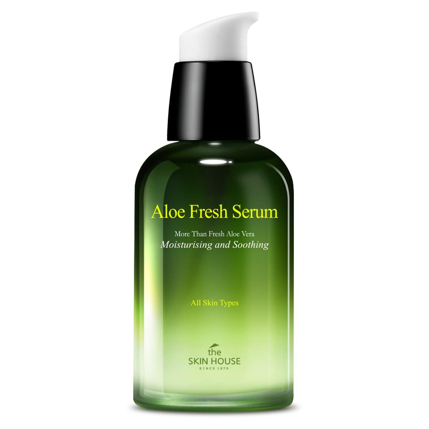 THE SKIN HOUSE Aloe Fresh Serum 1.7 fl.oz Soothing, Calming, Moisturizing Aloe Vera, Collagen, Betaine Korean Skincare, Facial Serum for face, 50ml