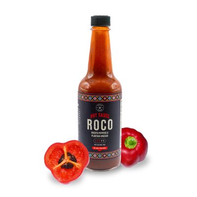 SPICE TRIBE Hot Sauce, Gourmet Hot Sauce, 100% Pure Aji Rocoto Pepper, Plantain Vinegar, Sea Salt - 3 Ingredients Only, No Fillers, No Artificial Flavoring or Color 10oz (296ml)