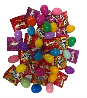 Pre-Filled Easter Eggs Gummies Sweet And Sour Perfect Blend 25 Count Eggs