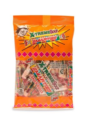 Smarties Sour X-Treme Sugar Candy Gluten Free Peanut Free Dairy Free Celiac Friendly Made by America's Favorite Bulk Candy Individually Wrapped Halloween Treat - 5 oz Bag (Pack of 3)