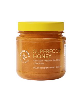 Superfood Honey by Beekeeper&#39;s Naturals - Bee Pollen, Royal Jelly, Propolis, Honey - Natural Energy, Immune Support, Mental Clarity, Athletic Performance (4.4 oz)