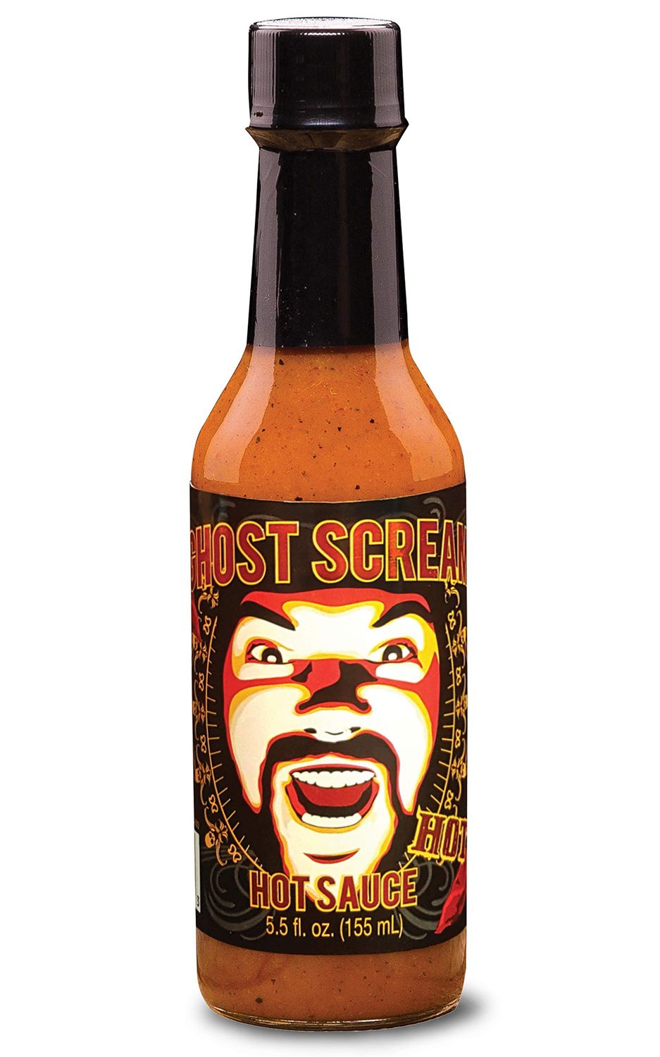 Ghost Scream Hot Sauce - &quot;Original Flavor&quot; (Smoky, Bold &amp; Flavorful!) - Original Award-Winning Ghost Pepper Recipe, (5.5 Oz.)