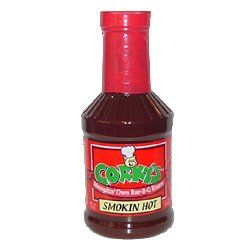 Corky&#39;s (Memphis&#39; Own Bar-B-Q Sauce): Smokin Hot (18 oz.) Barbecue Sauce The Old Fashion Way