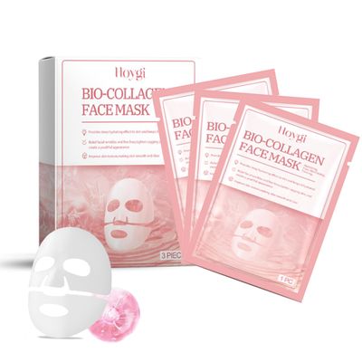 ONMYLOVIN Bio-Collagen Face Mask Deep Collagen Anti Wrinkle Lifting Overnight Mask Collagen Face Mask, Collagen Real Deep Mask for elasticity, firming