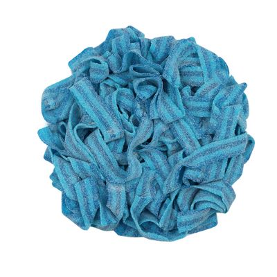 Smarty Stop Sour All Flavor Gummy Belts Candy 1 Pound (Blueberry)