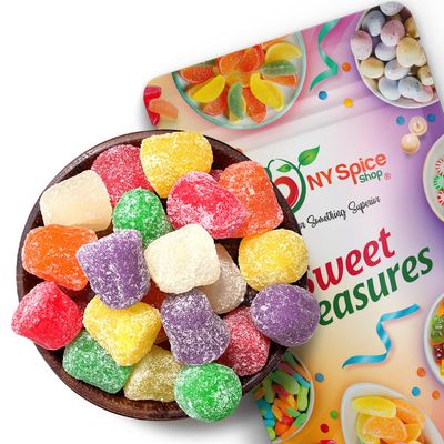 NY SPICE SHOP Assorted Spice Drops - Spice Drops - Gum Drops Candy - Gum Drops - Gumdrops - Spiced Gum Drops - Gumdrops Candy - Mini Gum Drops - Spicy Drops - Spice Drops Candy Old Fashioned - 1 Pound