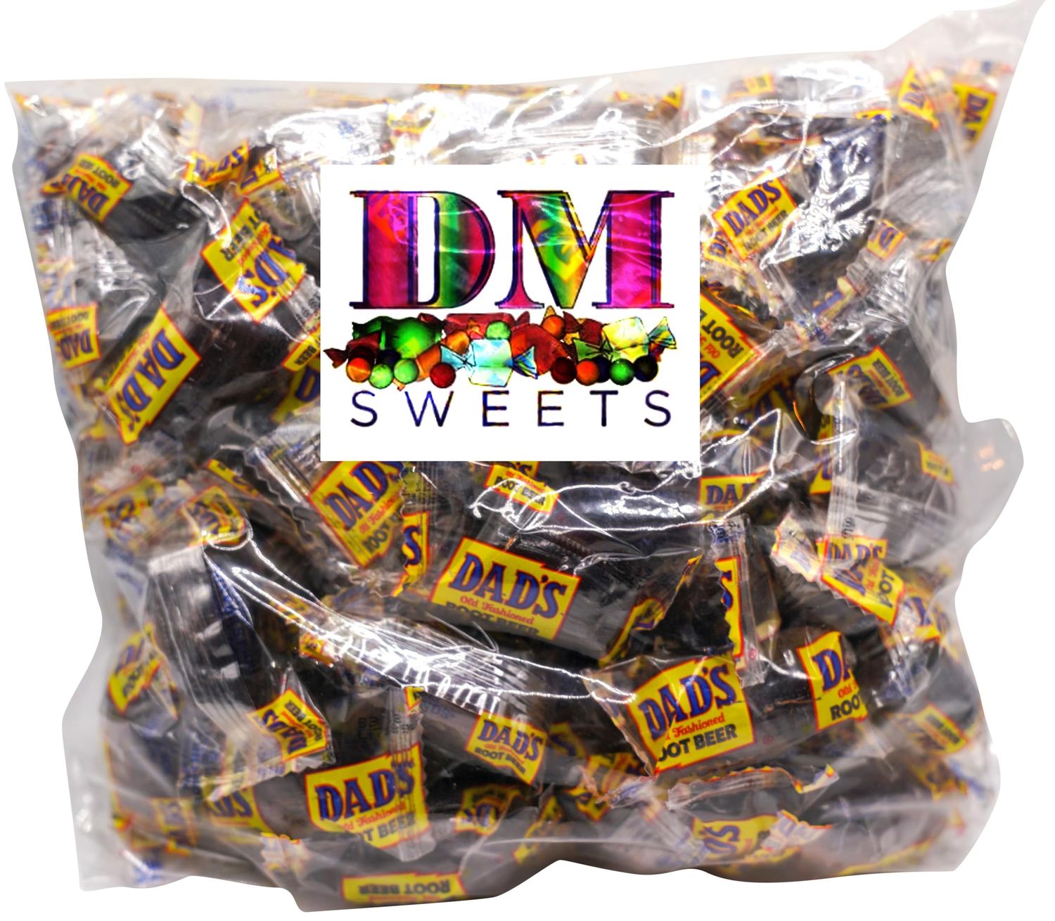 Dad&#39;s Root Beer Barrels - 100 Pieces of Fresh Individually Wrapped Nostalgic Old Time Hard Candy