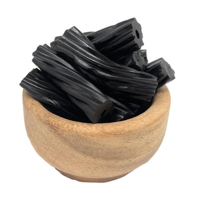 YANKEETRADERS Mini Black Licorice Twists, 2 Pounds