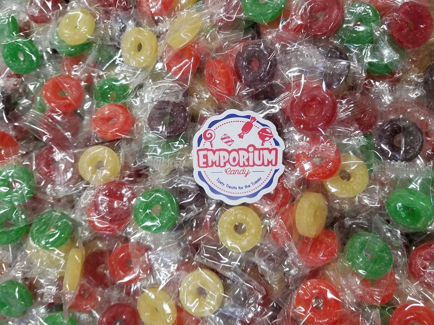 LifeSavers 2 lbs of Fresh Bulk Individually Wrapped Cherry Raspberry Pineapple Watermelon Orange Hard Candy