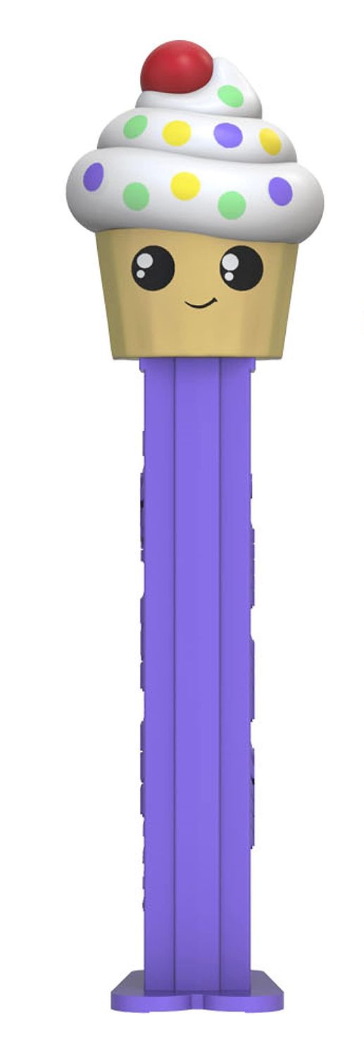 Pez Cupcake Candy Dispenser - Cupcake Pez Dispenser Pez Candy Dispenser with Candy Refills Cupcake Party Favor, Grab Bags