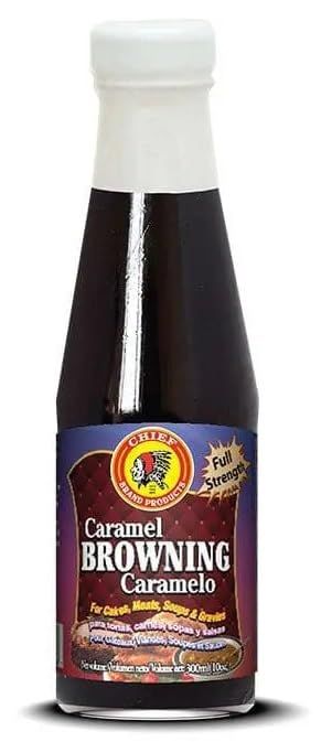 Chief Brand Products Caramel Browning 10 oz 1(btl), for cakes, meats, soups and gravies.