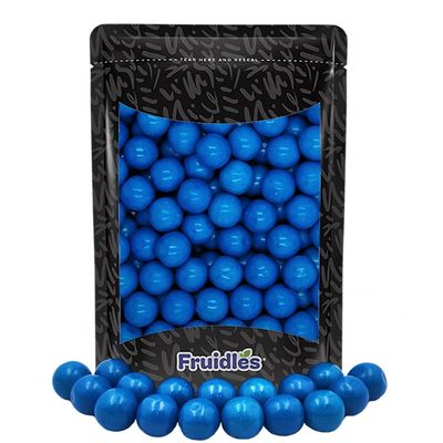 Fruidles Blueberry Smoothie Chewing Gum Balls Flavored Candy Buffet Treats, Machine Size Refills, Kosher Certified Parve, 1&quot; Inch (Half-Pound)