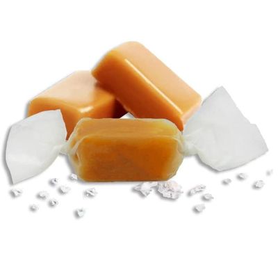 J Morgan Heavenly Caramels - Vanilla Sea Salt Caramels, 1 Pound