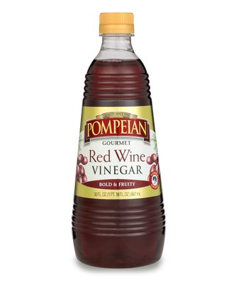 Pompeian Gourmet Red Wine Vinegar, Perfect for Salad Dressings, Marinades &amp; Sauces, Naturally Gluten Free, 30 Ounce