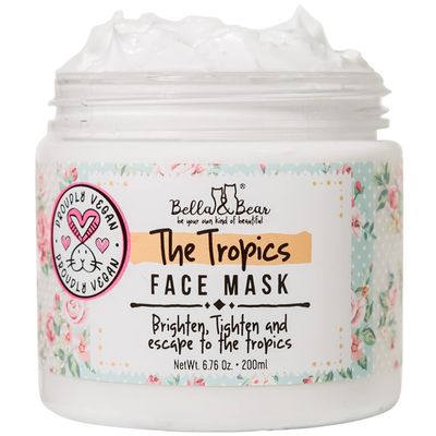 Bella &amp; Bear the tropics face mask, White, 7.7 Ounce