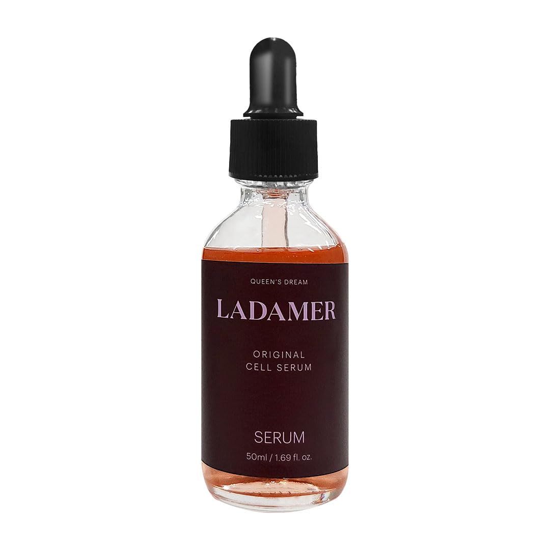 LADAMER-Advanced-Cell Serum-Hydrating-Skin Relief Moisturizing Original Serum for Face Low Molecular Collagen Clinical Spa Cosmetic Premium Korean Skincare Oriental Herb Acell-300, 1.69 fl.oz (50ml)