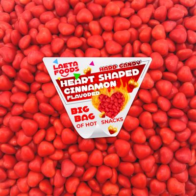 Cinnamon Imperial Hearts 1 Pound Bag Hard Candy